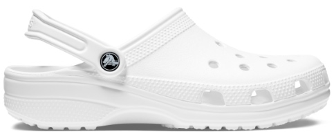 Crocs Classic Clog in White.